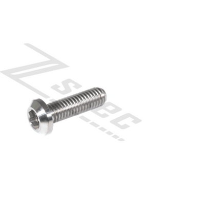 ZSPEC M6-1.0x20mm Dress Up Bolt® Fastener, Angled Head, Titanium Grade-5, Per Each