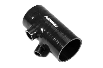 Perrin [22-24 WRX, 20-25 LGT/OBXT] Black 3in Turbo Inlet Hose w/ Nozzle (Short) | PSP-INT-426BK