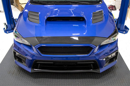 OLM Carbon Fiber Upper Front Bumper Cover - 2015-2021 Subaru WRX / STI