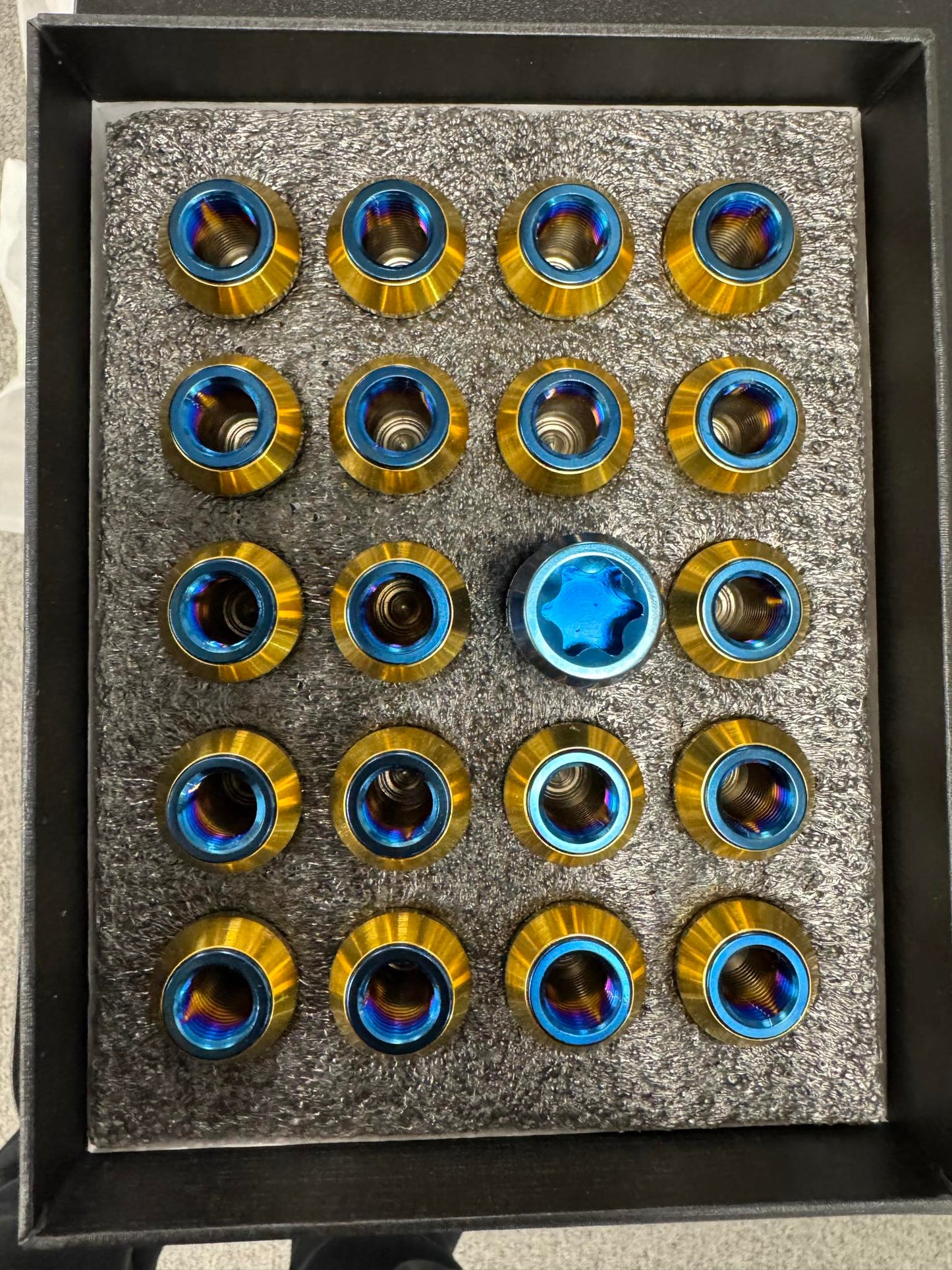 JDMuscle Titanium Lug Nuts 12x1.25 [Universal Fitment-Subaru Nissan Inifiniti, Incl. 22+ WRX, 15-21 WRX/STI]