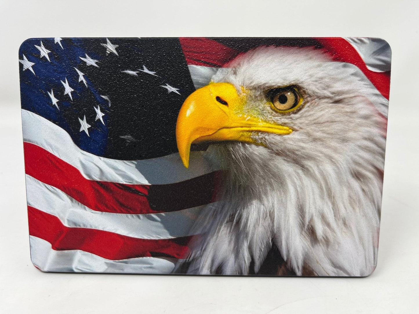 Eagle American Flag Full Color Hitch Cover