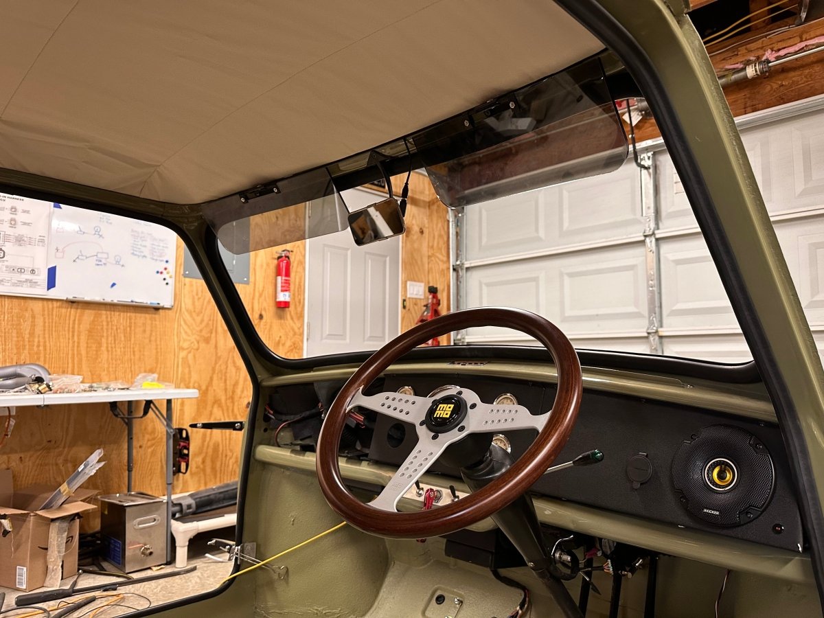 Early Mk1 Mini - Acrylic Visor Replacements(Pair)