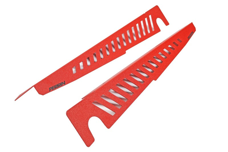Perrin [22-25 WRX] Fender Shroud Set - Red | PSP-ENG-551RD