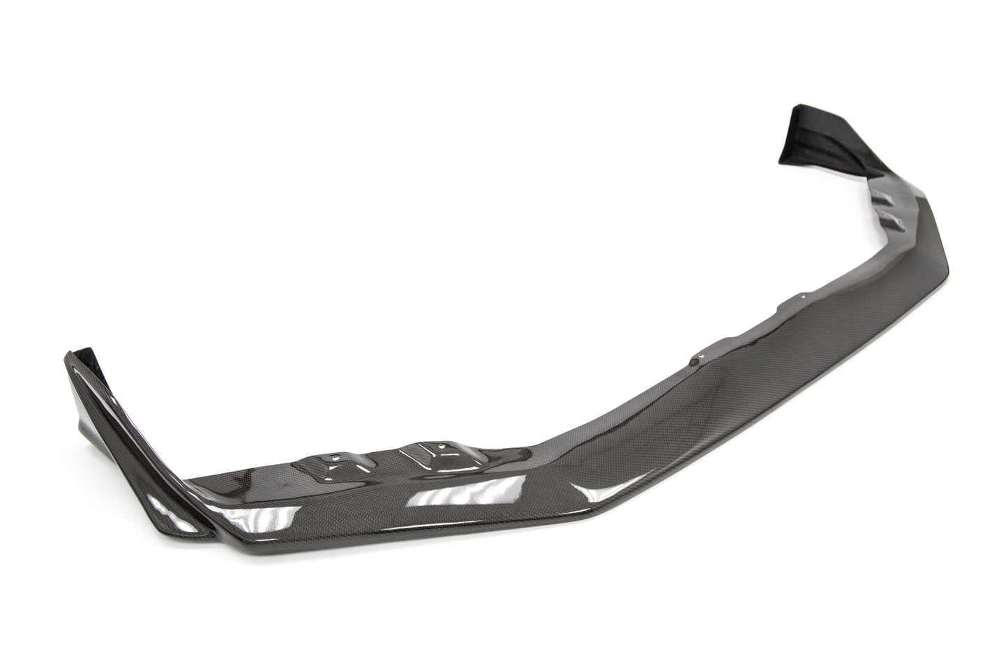 OLM S208 Style Carbon Fiber Front Bumper Lip - 2015-2021 WRX / STI
