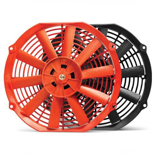 BLOX Racing Electric Slim Fan Red - 10" / 12"