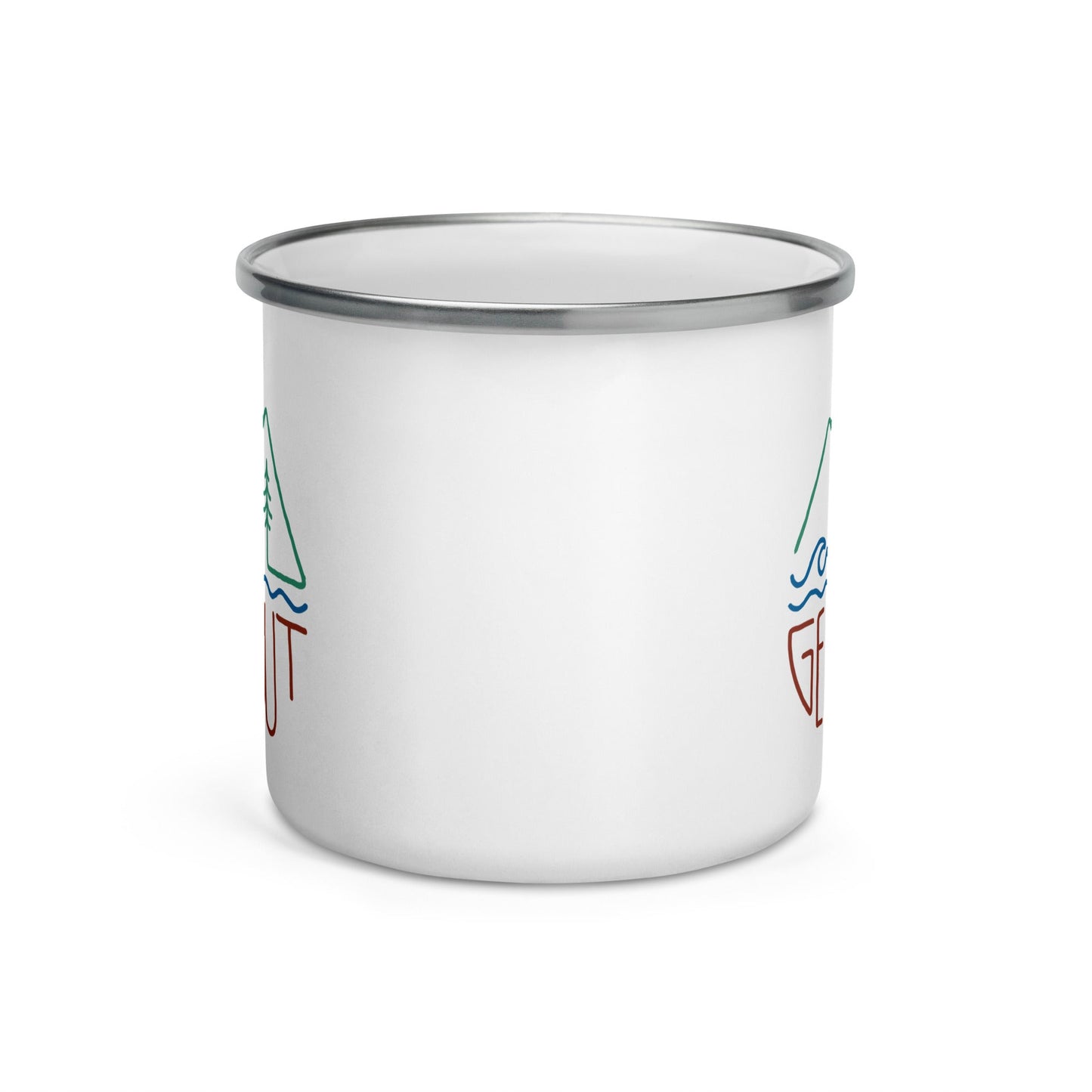 Get Out Enamel Mug