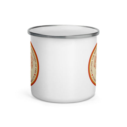 Circle the Wagens Enamel Mug