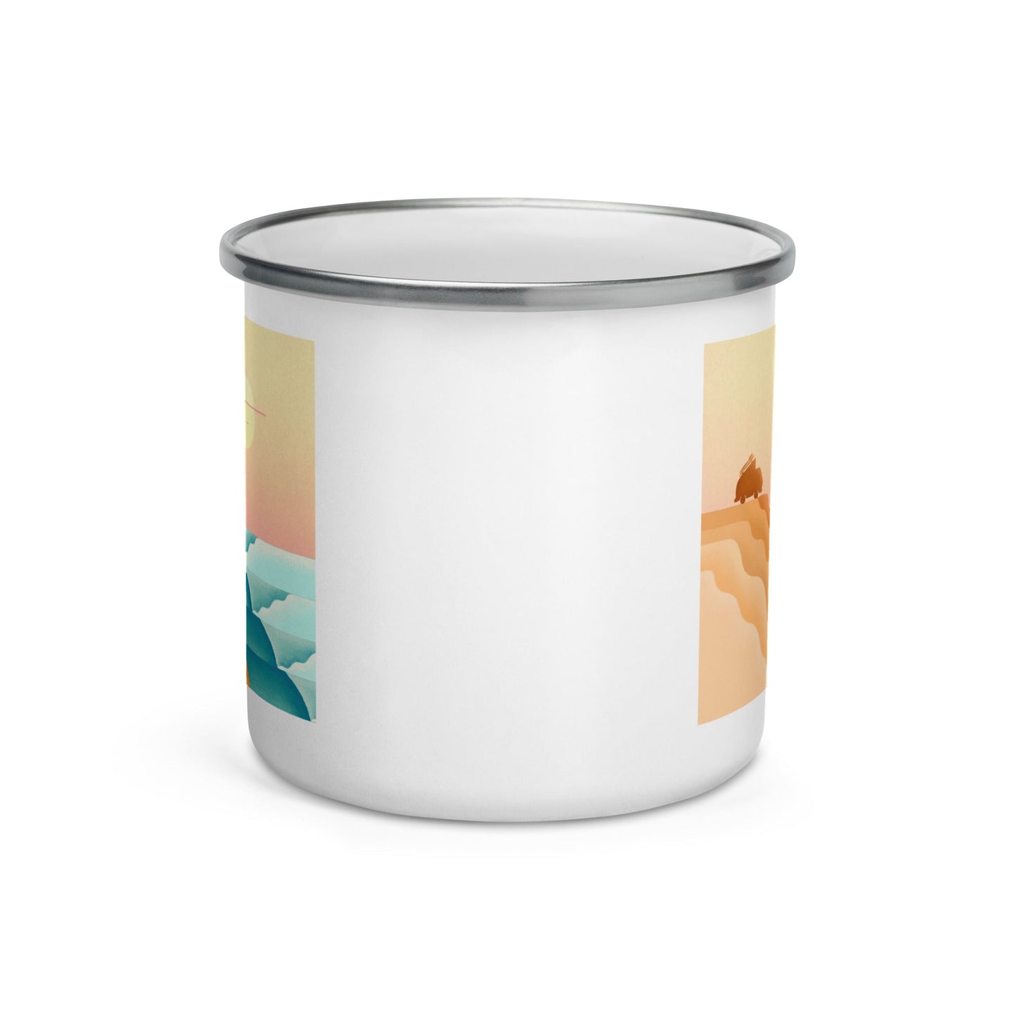 Baja Surf Enamel Mug