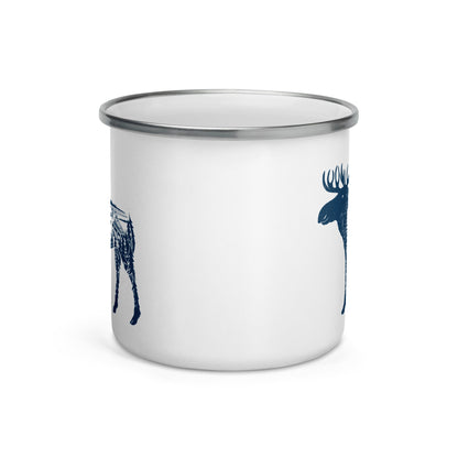 Moose Meet-Up Enamel Mug