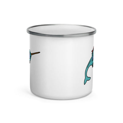 Narwhal Ned Enamel Mug