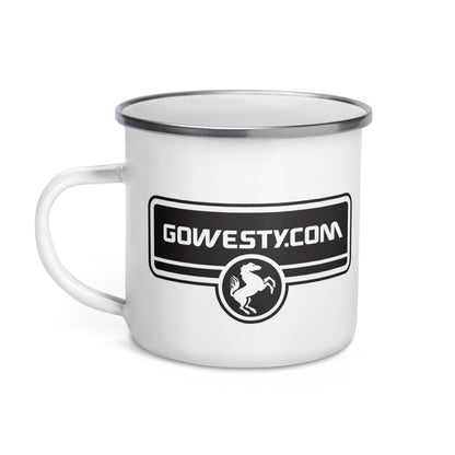 GoWesty Horse Logo Enamel Mug