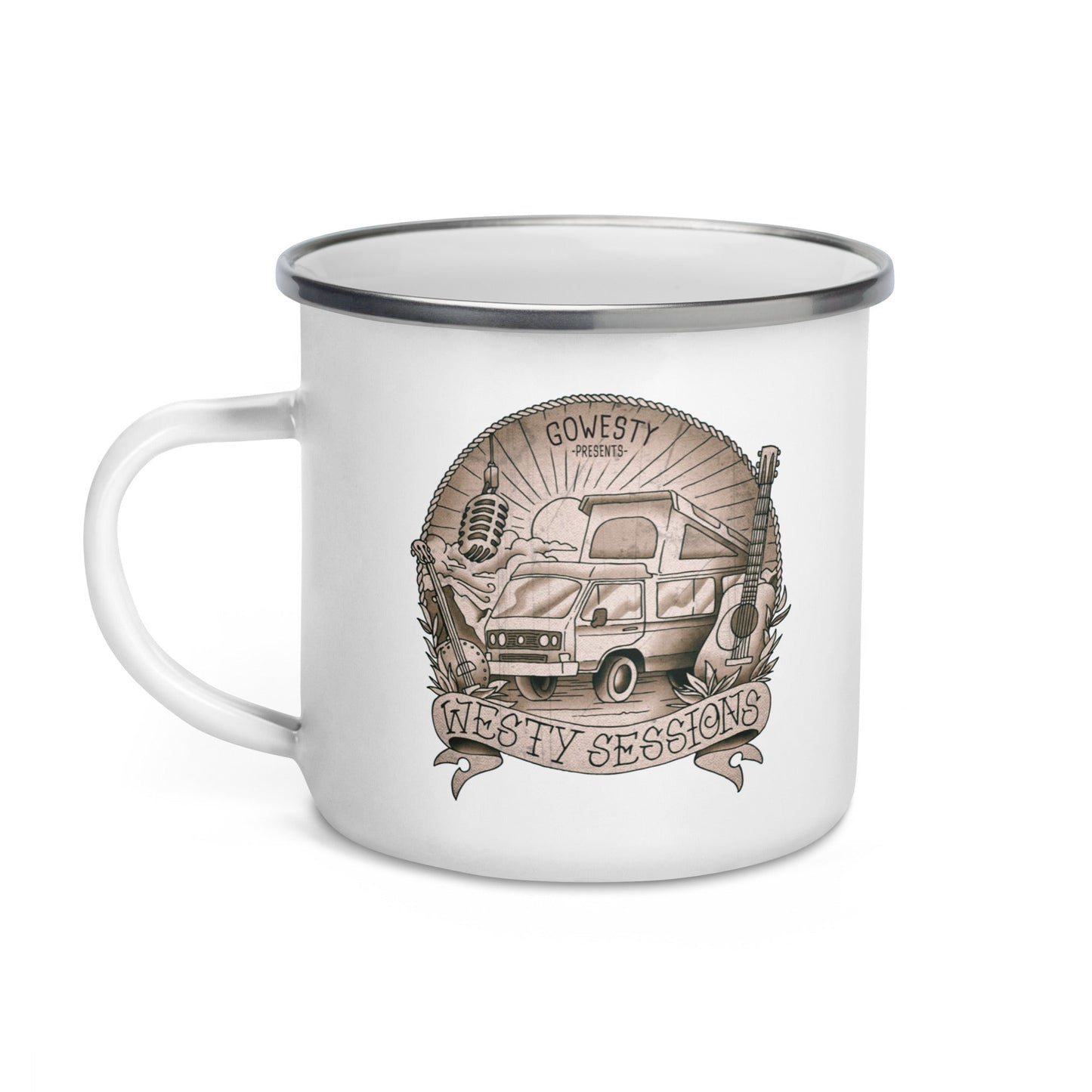 Westy Sessions Enamel Mug