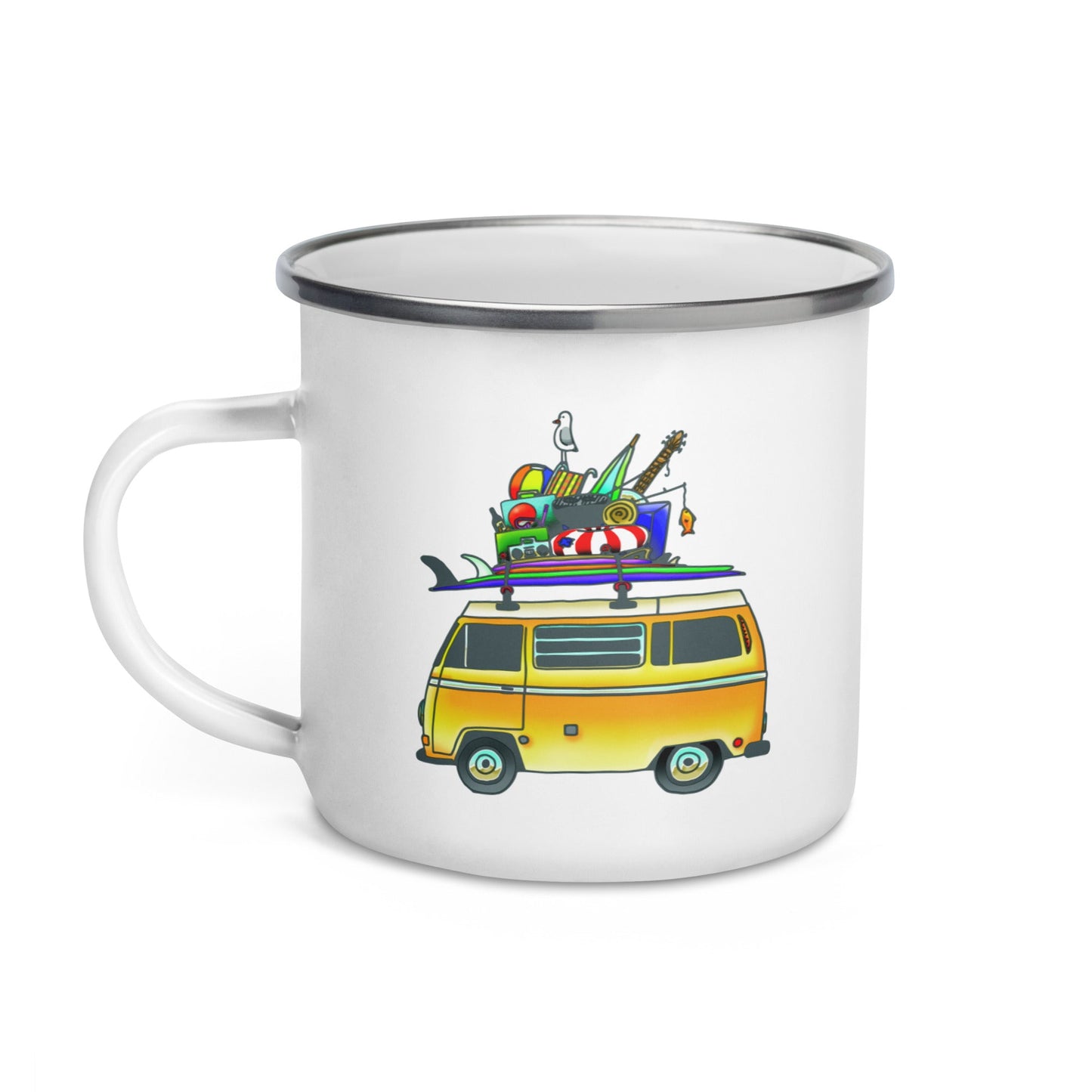 RAD Bus Enamel Mug