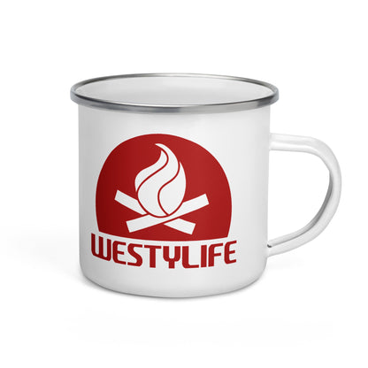 Westylife Campfire Icon Enamel Mug