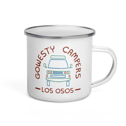 Friendly Face Enamel Mug