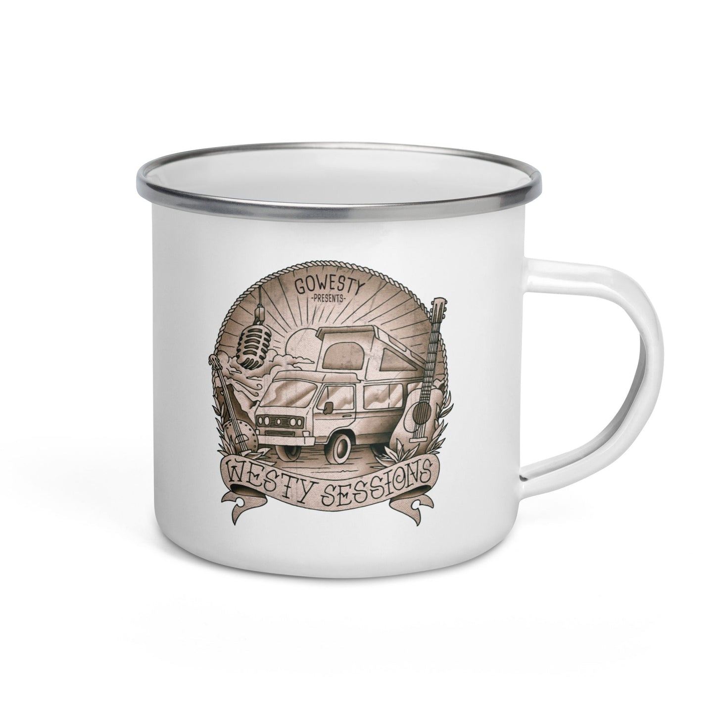 Westy Sessions Enamel Mug