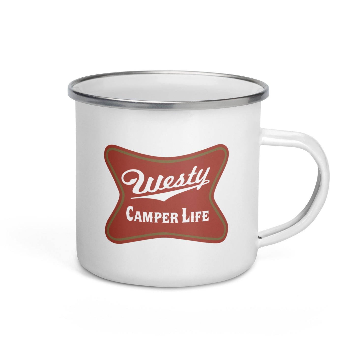 Westy Camper Life Enamel Mug
