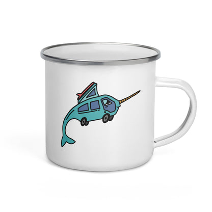Narwhal Ned Enamel Mug