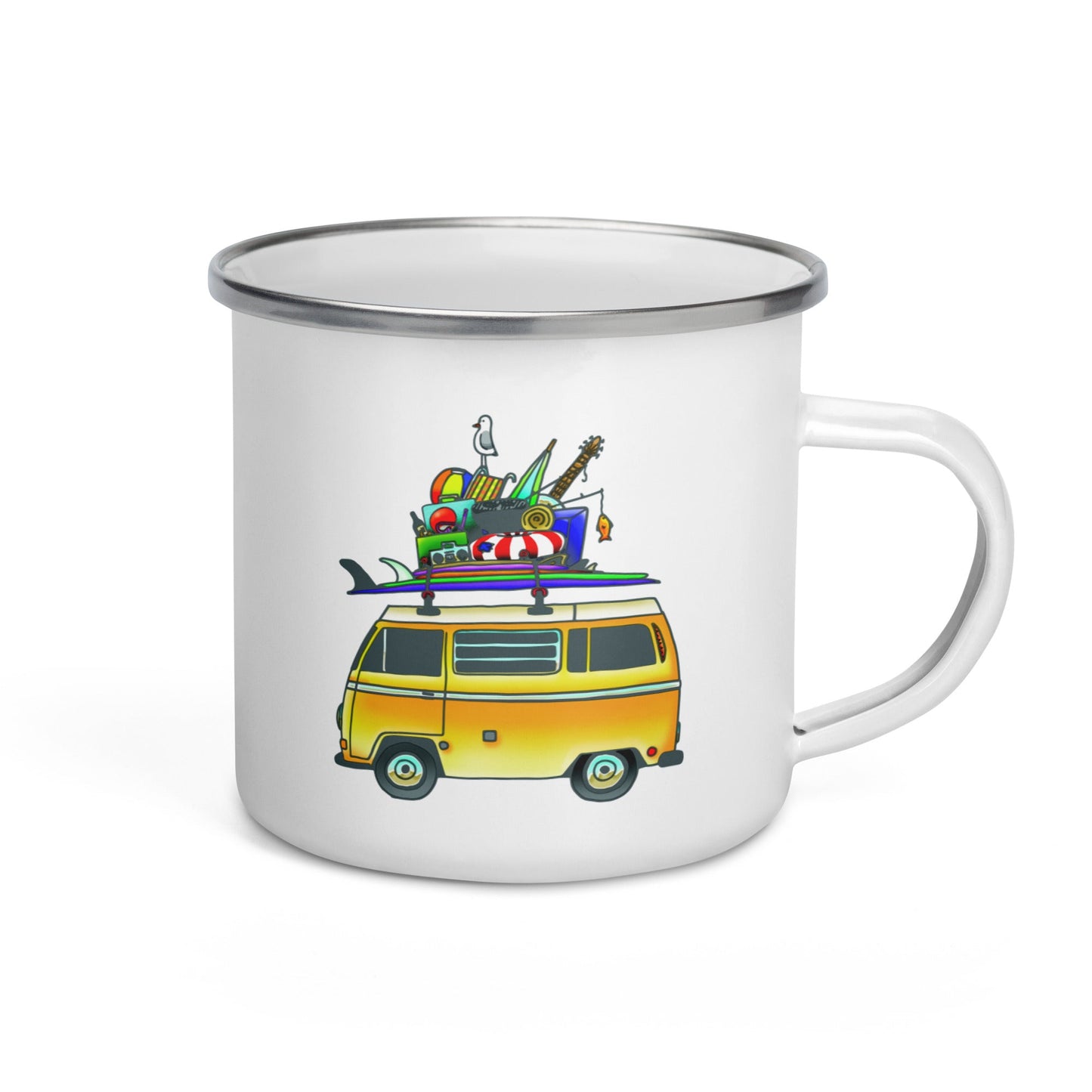 RAD Bus Enamel Mug