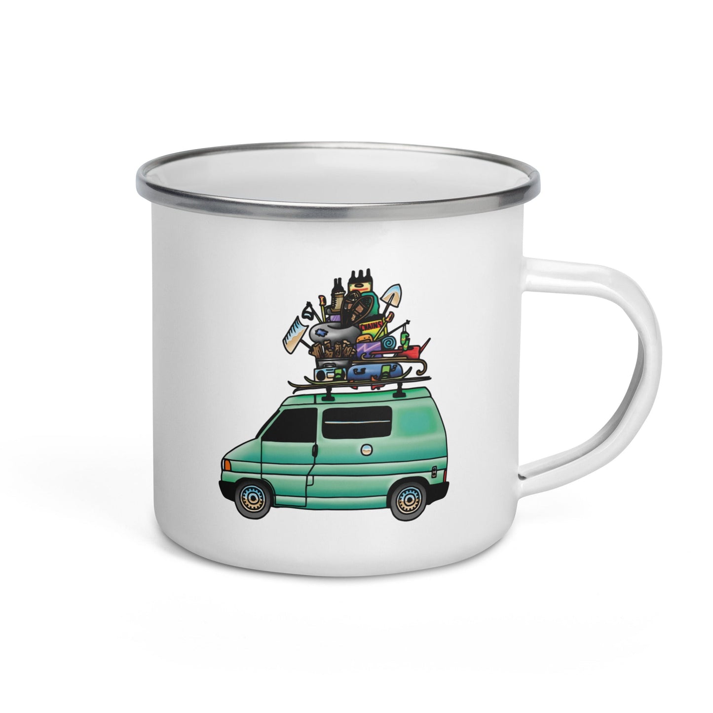 RAD Eurovan Enamel Mug