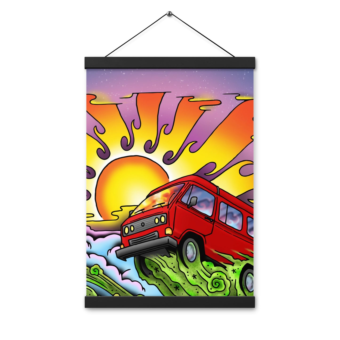 Van & Sun Hanging Wall Poster