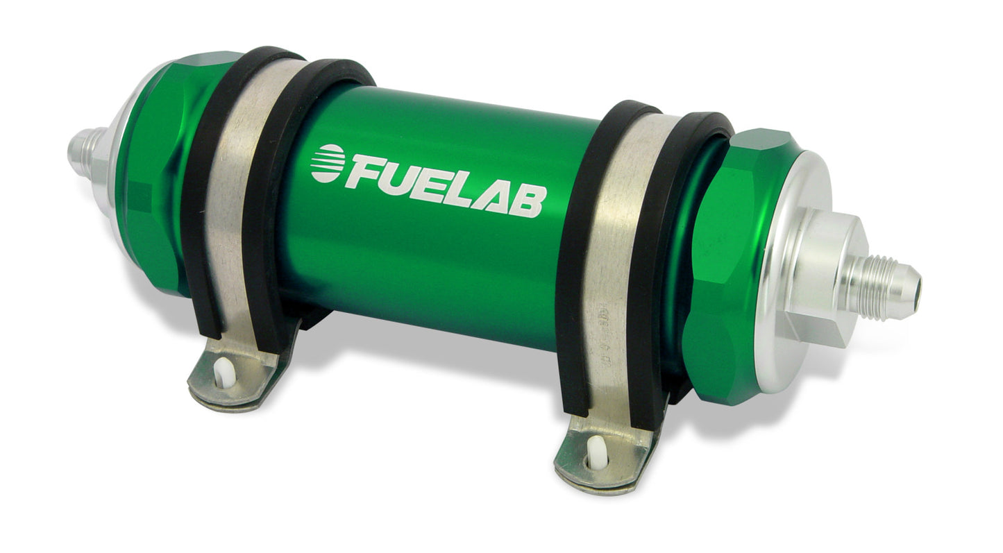 Fuelab 82804-6 In-Line Fuel Filter, Long