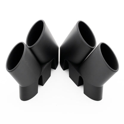 Faux Slanted Exhaust Pipes Set of Two