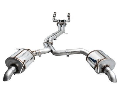 AWE Tuning Touring Edition Exhaust for Audi C8 A6/A7 3.0T - Turn Downs 3015-31003