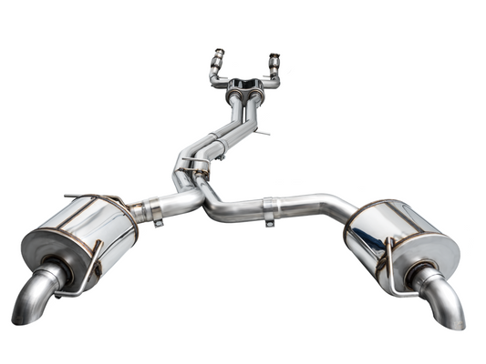 AWE Tuning Touring Edition Exhaust for Audi C8 A6/A7 3.0T - Turn Downs 3015-31003