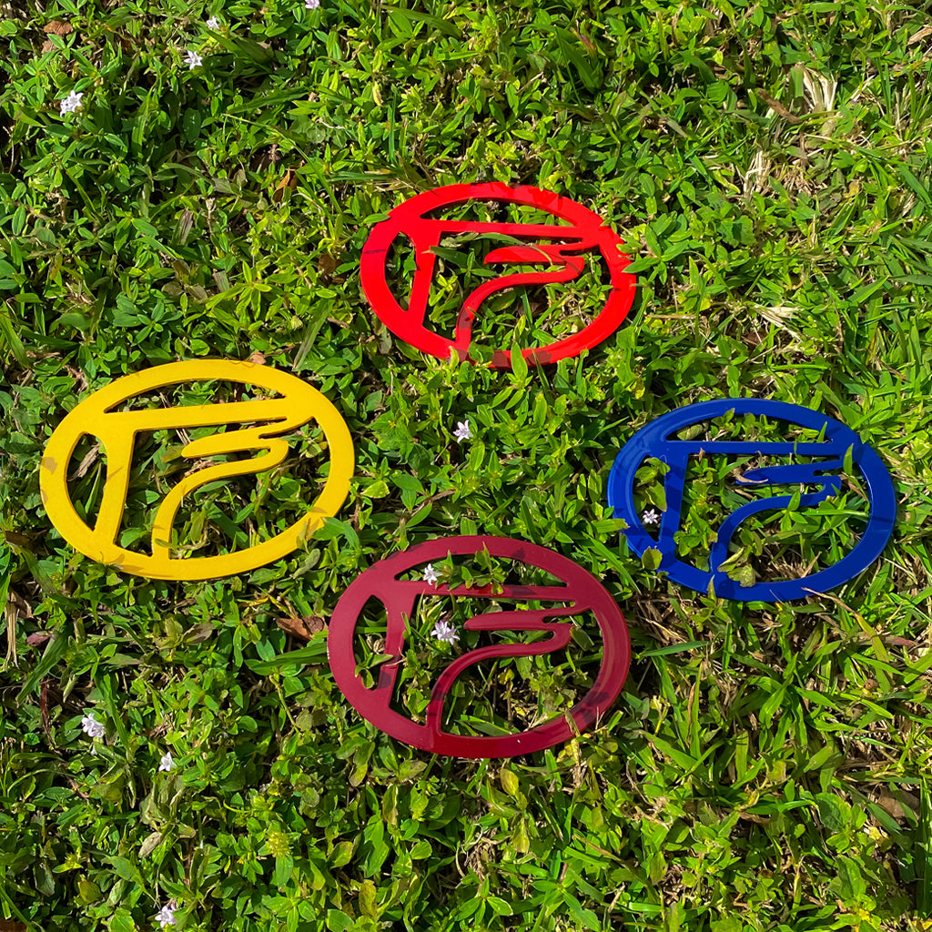 NIA Lexus F Replacement Emblem IS (2017-2020) IS17-F-EM-6.5-RWB