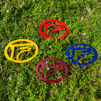 NIA Lexus F Replacement Emblem IS (2017-2020) IS17-F-EM-6.5-RWB