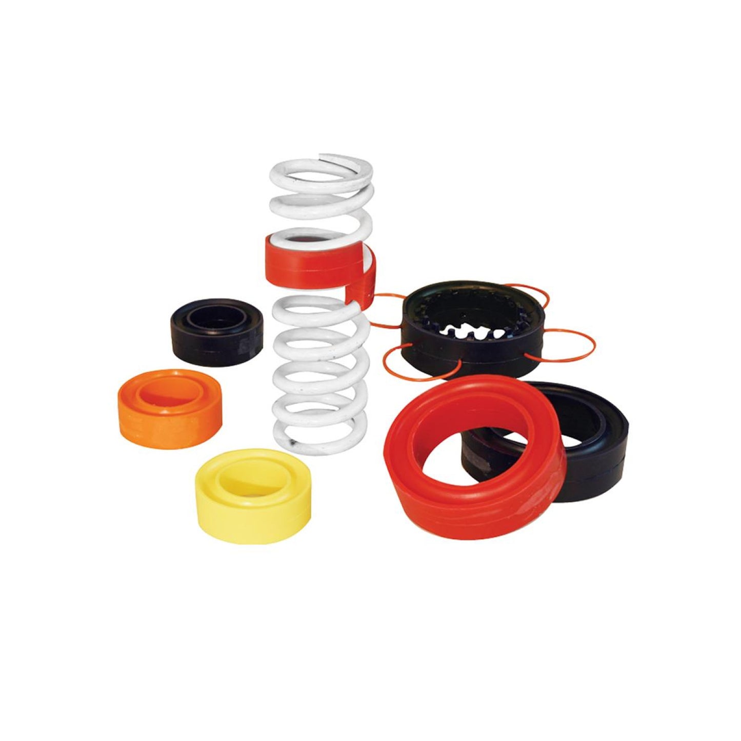 Longacre Coil-Over Spring Rubber Yellow 5 52-61005