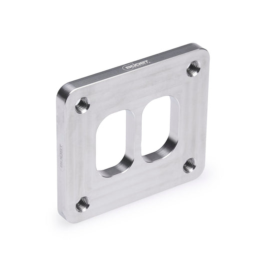 BOOST products Manifold Flange T4 TwinScroll (for AirWerks S200SX) - Stainless Steel