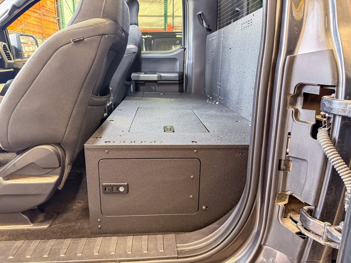 Ford - F-150 - 2015-Present - 13th & 14th Gen - Explore Series - SuperCab - Second Row - HIGH Seat Delete Plate System - Without Subwoofer