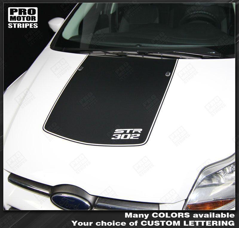 Ford Focus 2011-2014 Hood Accent Stripe Decal
