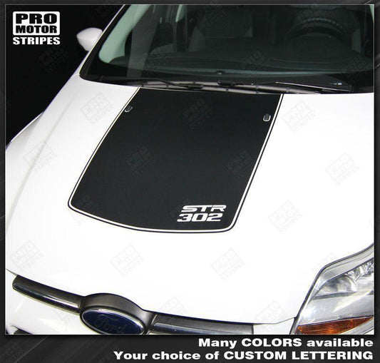 Ford Focus 2011-2014 Hood Accent Stripe Decal
