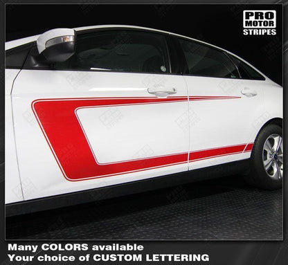 Ford Focus 2011-2018 Side C-Stripes BOSS 302 Style Decals