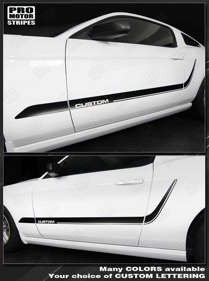 Ford Mustang 2005-2014 Lower Door Side Accent Stripes