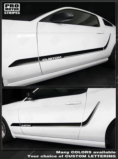 Ford Mustang 2005-2014 Lower Door Side Accent Stripes
