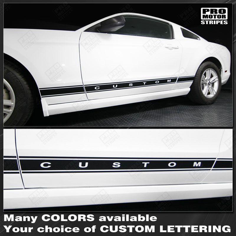 Ford Mustang 1994-2023 Rocker Panel Stripes