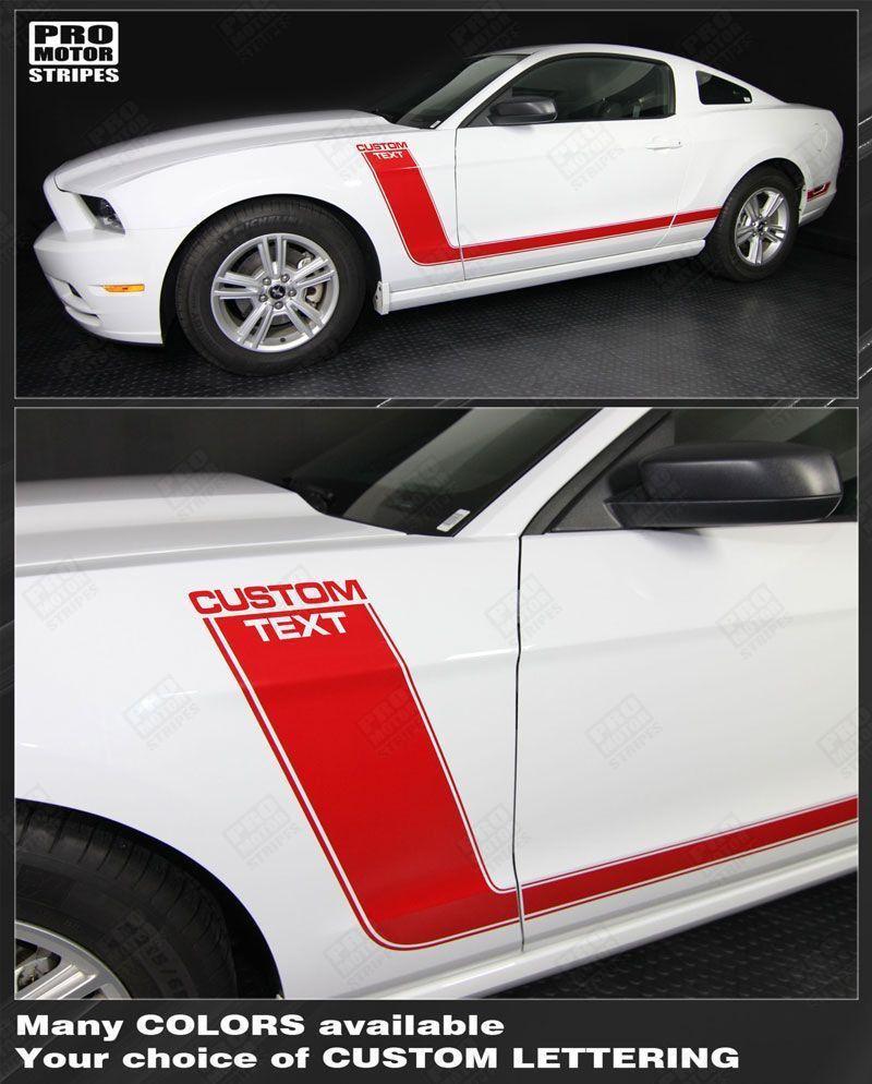 Ford Mustang 2005-2014 BOSS 302 Style Side Stripes
