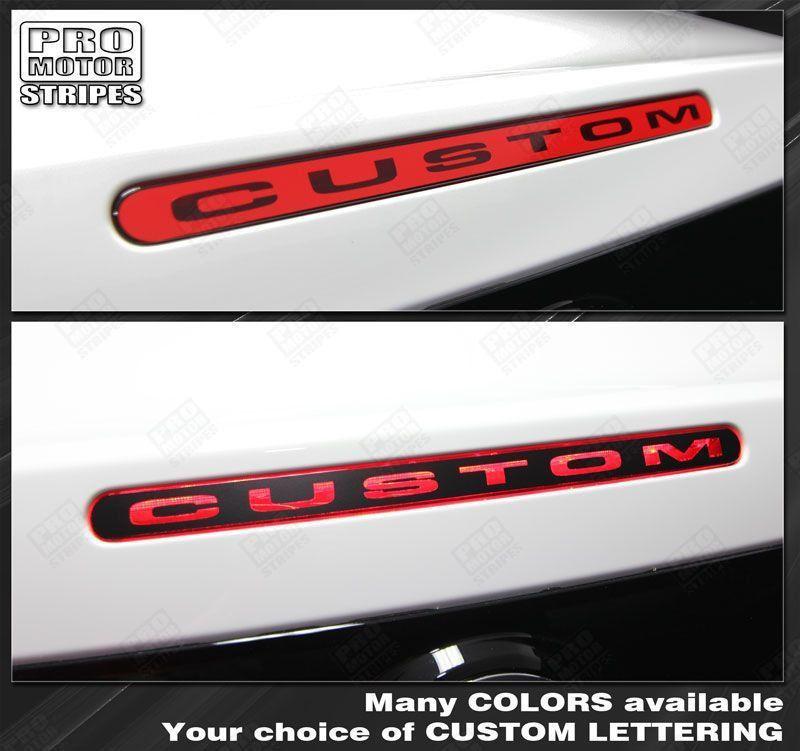 Ford Mustang 2010-2014 Third Brake Light Overlay Stripe Decal