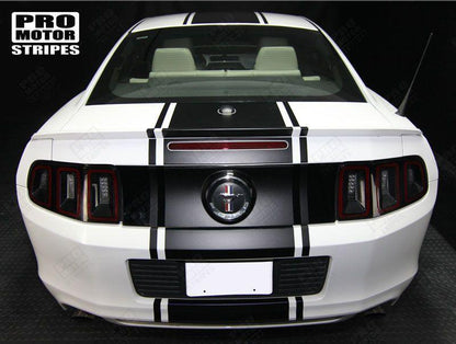 Ford Mustang 2005-2009 & 2013-2017 Pre-cut Top Rally Stripe Kit Decals