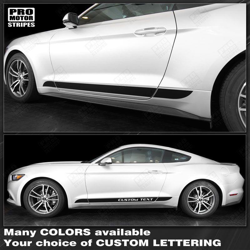 Ford Mustang 2005-2023 Lower Door Side Rocker Panel Stripes