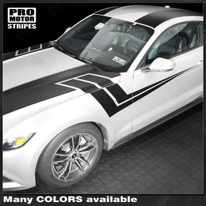 Ford Mustang 2015-2017 Over The Top & Side Sport Stripes