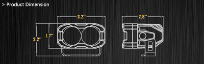 2023+ Ford Super Duty F250 F350 F450 Reverse Light
