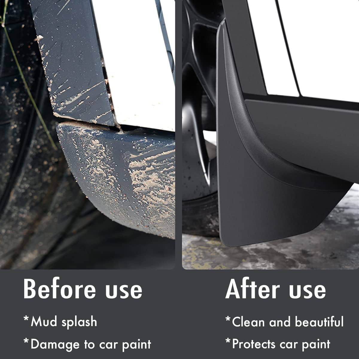 Front Rear Fender Mud Splash Guard for Tesla Model Y & Model Y Juniper