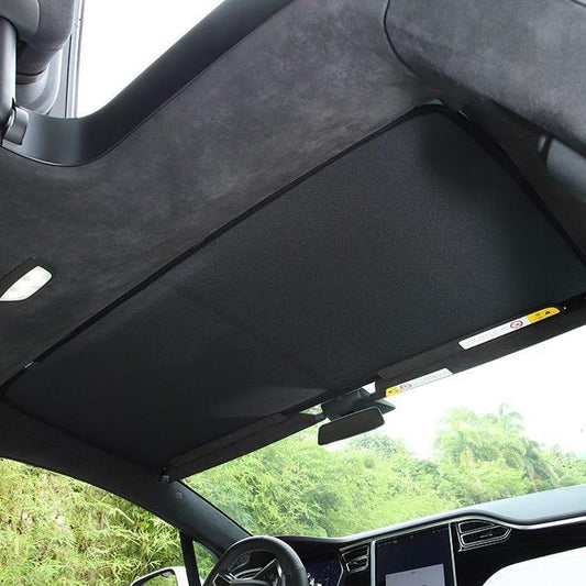 Front Skylight Roof/Tailgate Sunshade for Model X