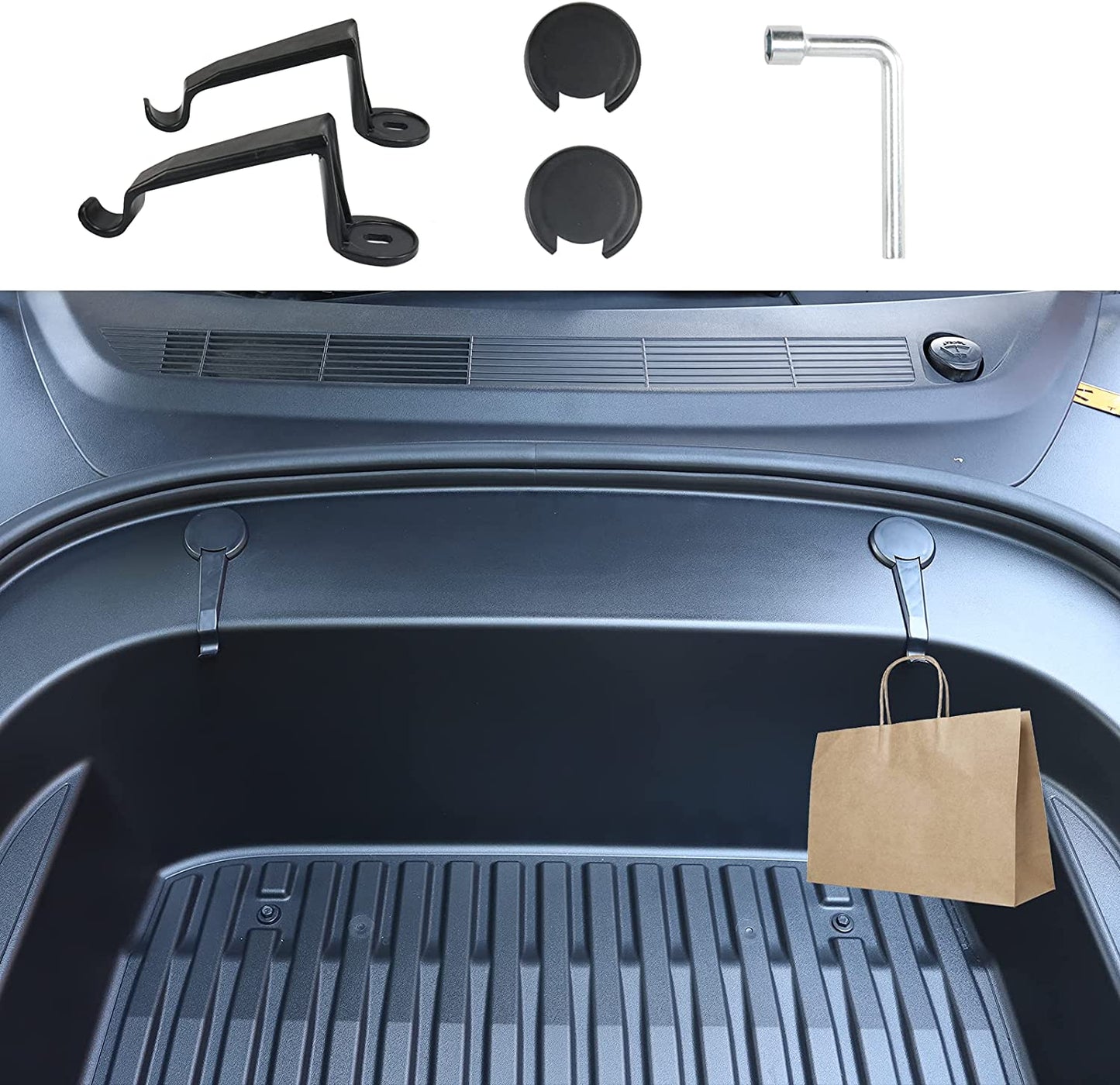 Front Trunk Hook Holding Clips for Tesla Model 3