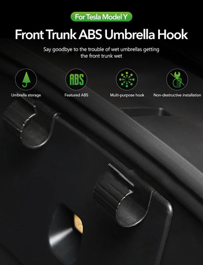 Front Trunk Hook Umbrella Hook for Tesla Model Y
